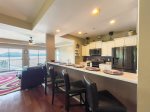 Fully Stocked Lakeview Kitchen with Breakfast Bar